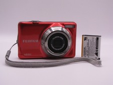 Fujifilm Finepix JV300 Red 14MP Digital camera with genuine Fujifilm battery
