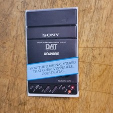 Sony Digital Audio Tape Recorder TCD-D3 DAT Walkman Mini Catalog Cassette Tape