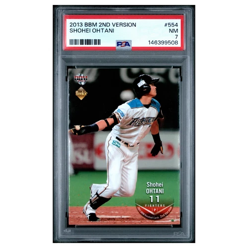 SHOHEI OHTANI Rookie #554 psa 7 2013 Bbm 2nd version Baseball Card MLB