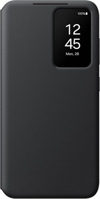 Genuine / Official Samsung Galaxy S24 Smart View Wallet Case / Cover - Black
