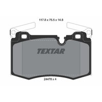 Textar BremsbeläGe Bremsbelegsatz Vorne FüR Mini Mini Cabriolet