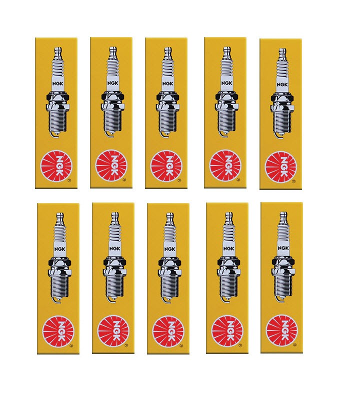 Set of 10 NGK Standard Spark Plugs Yamaha PHAZER II PZ480 1996
