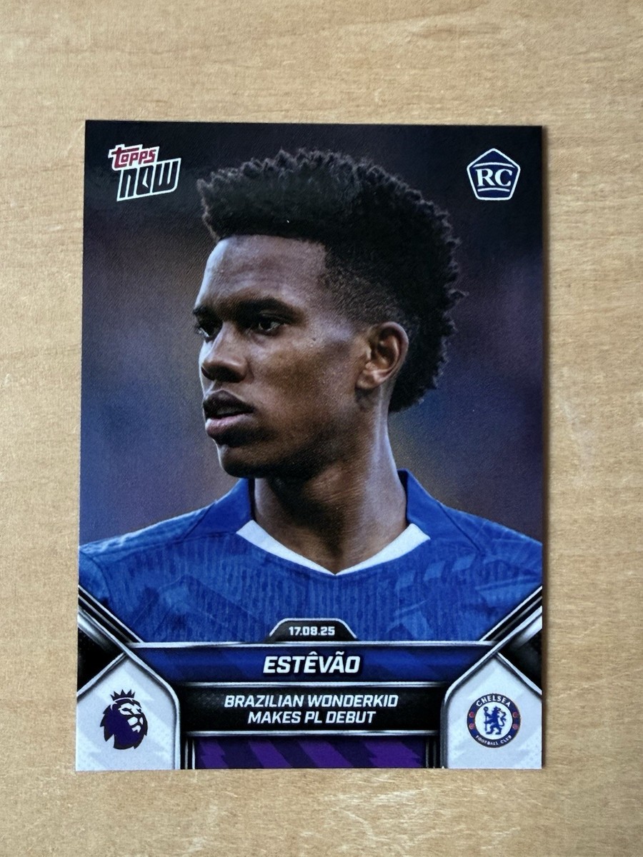 2025/26 TOPPS NOW UCL 6 ESTEVAO CHELSEA FC BRAZIL ROOKIE | eBay