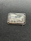 RARE VINTAGE 1 OZ .999 FINE SILVER - SILVER TOWNE BAR- PICTURED HORSE & BUGGY