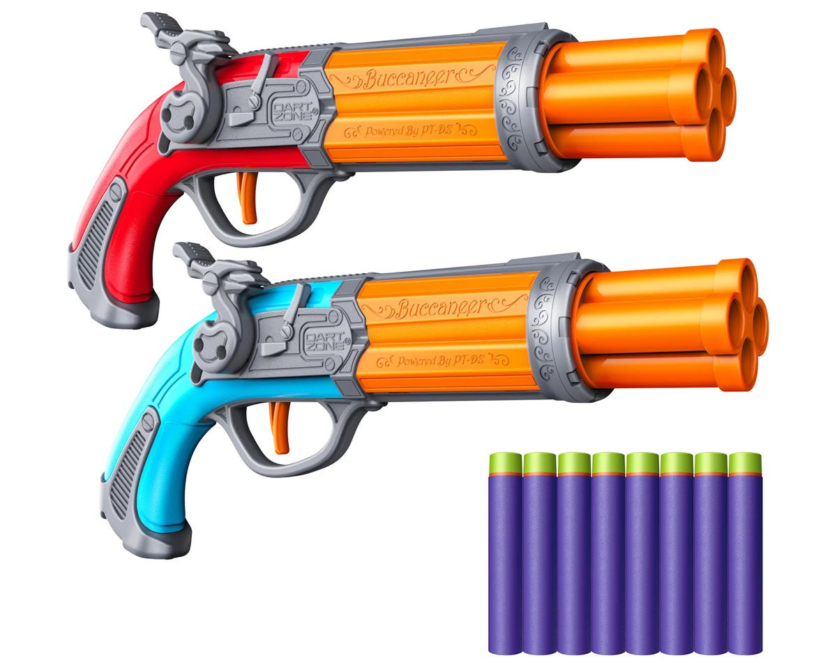 Dart Zone Nitroshot™ Buccaneer™ X2 Blasters Set (2) [DZN6252-2] | eBay
