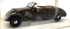 Norev 1/18 Scale Diecast 184873 - 1937 Peugeot 402 Eclipse - Chocolate