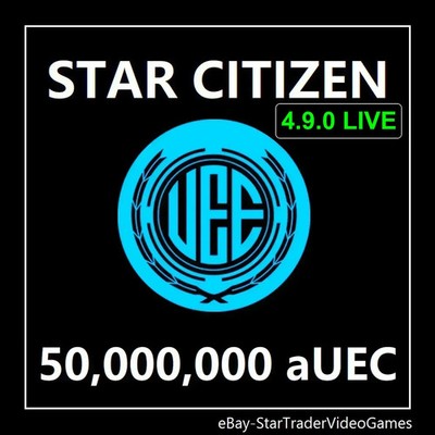 STAR CITIZEN - 50,000,000 aUEC (Alpha UEC) for 4.9.0 LIVE