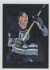 1995-96 Score Black Ice Chris Pronger #6 HOF 0f8