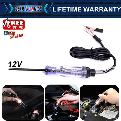 Test Light Car Circuit Tester Probe Voltage Continuity Tester Car DC 12V/6V Bxfz