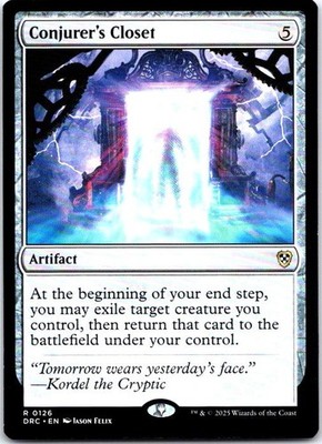 Conjurer's Closet 126 Rare Commander: Aetherdrift Magic: The Gathering Near Mint