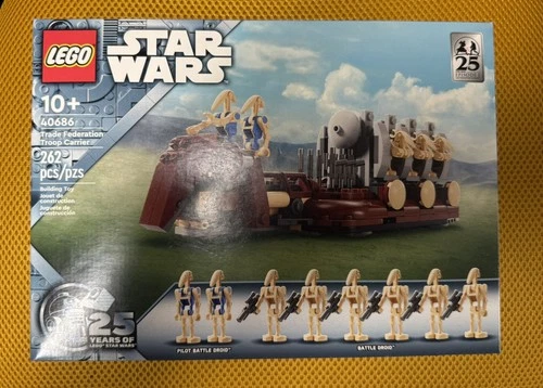 LEGO Star Wars Trade Federation Troop Carrier 40686 262pcs 25 Years Battle Droid