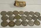 Mixed Lot 1965 - 1967 40% Silver Kennedy Half Dollar Roll of 20 FREE SHIPPING