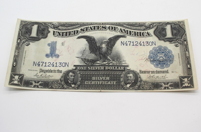1899 $1 Silver Certificate Black Eagle United States Large-Size Note #C-294