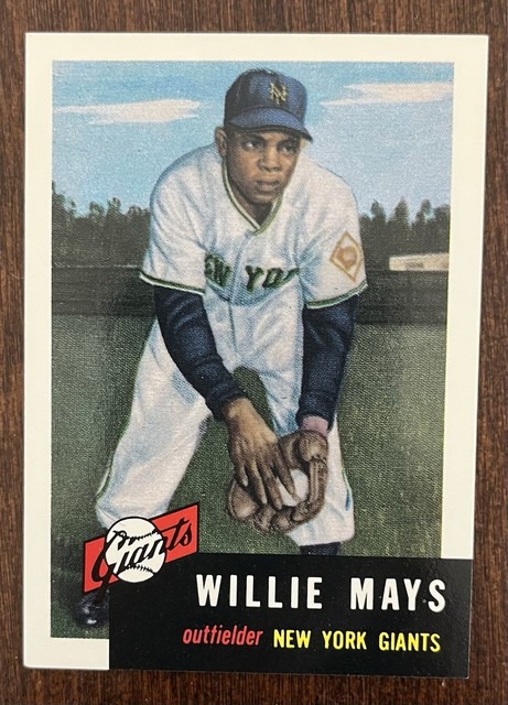 1991 Topps Archives The Ultimate 1953 Set Willie Mays #244 Mint Free Ship!