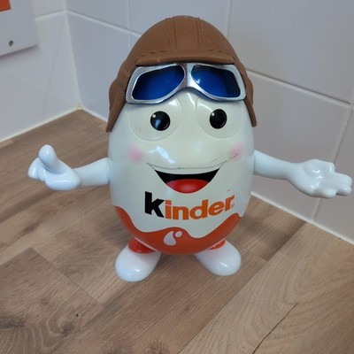 Kinder Surprise Limited Edition Egg Man Large 10'' Storage Pilot Flieger Figur