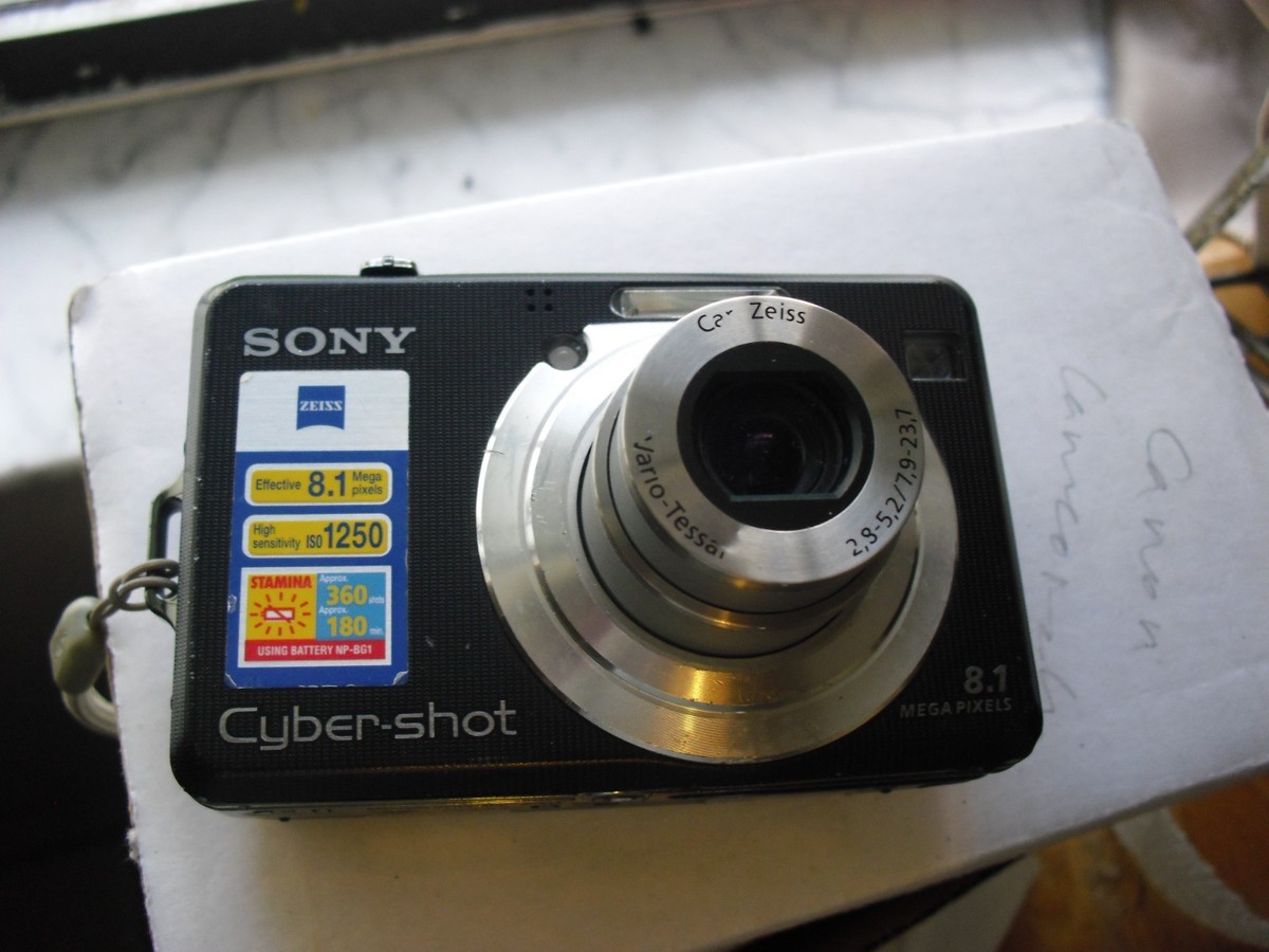 Sony Cyber-shot DSC-W100 8.1MP Digital Camera - Silver for sale