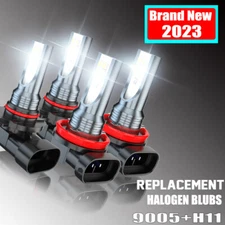 For Chevy Silverado 1500 2007-2015 4pcs LED Headlight Bulbs Kits High Low Beam