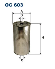 FILTRON OC 603 OIL FILTER FOR MERCEDES-BENZ STEYR
