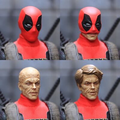 1/12 Custom Marvel Universe Ryan Reynold Wade Wilson Deadpool Head