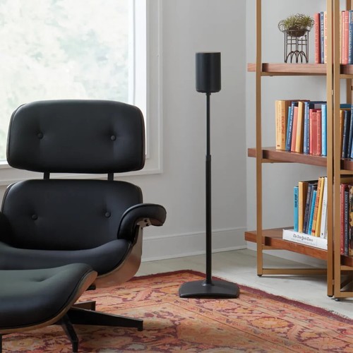 Par de soportes de altavoces ajustables en altura SANUS WSSE1A2 negros para Sonos Era 100 - Imagen 5 de 9