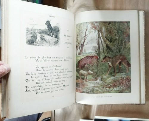 Choix de Fables de La FONTAINE ill J J GRANDVILLE éd Librairie Garnier 1930 - Picture 3 of 5