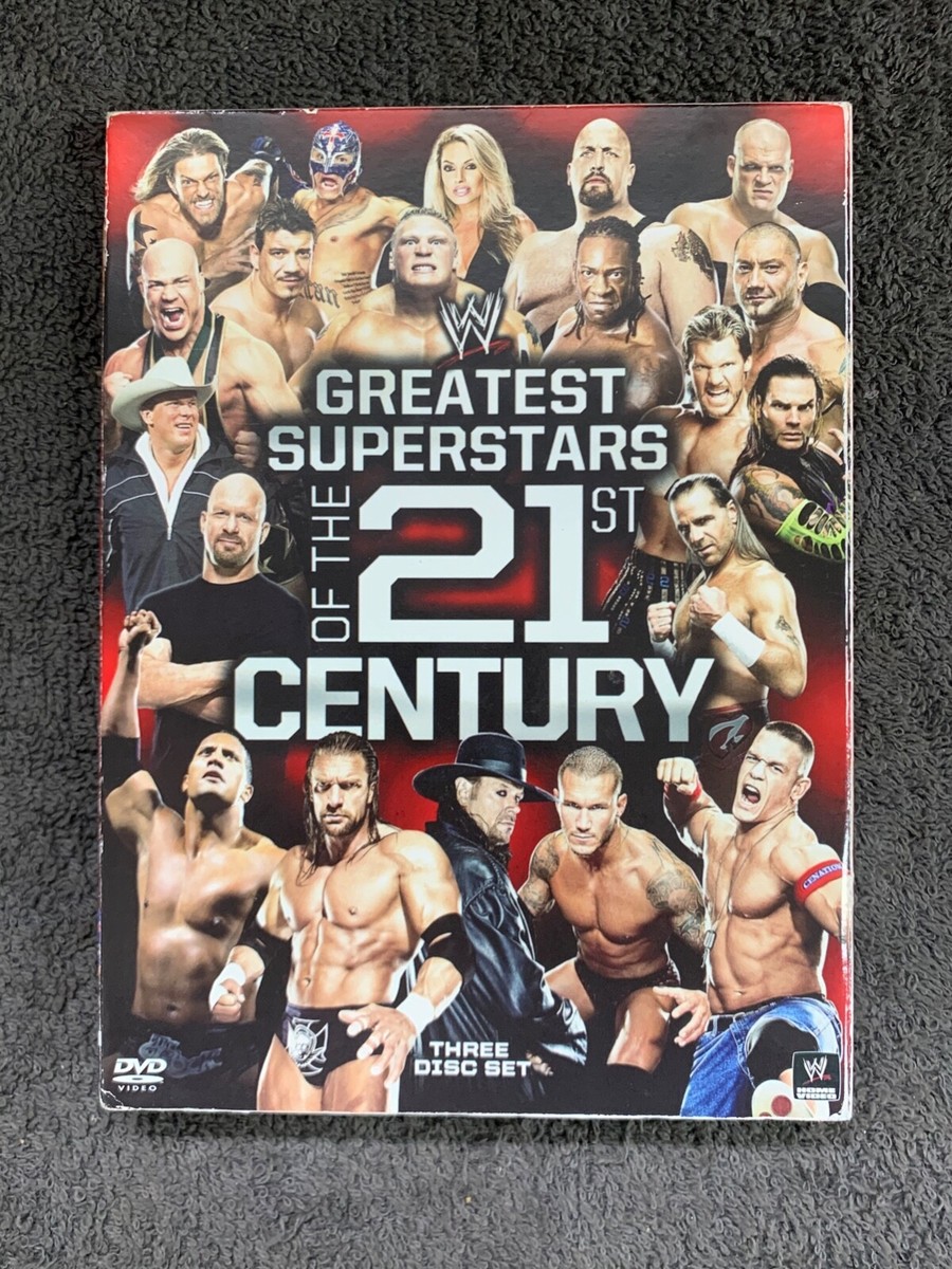 WWE GREATEST SUPERSTARS OF THE 21ST CENTURY Wrestling 3-Disc DVD