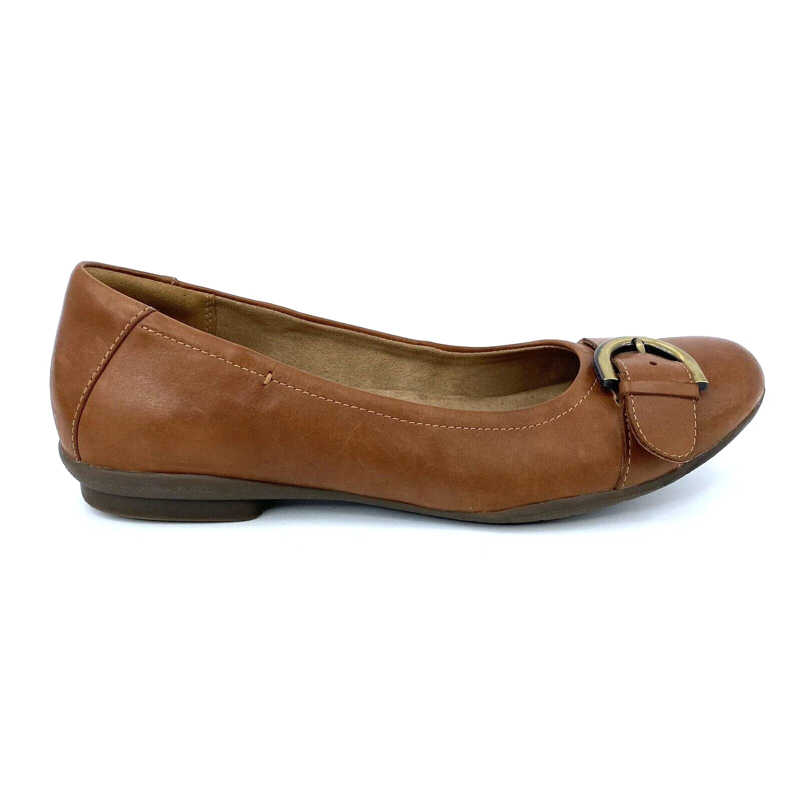 Piastrelle slip on da donna 8 5 M Clarks non strutturate Neenah allodola marrone pelle