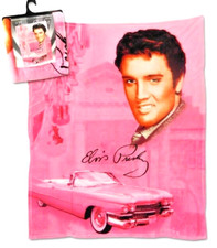Elvis Presley Throw Blanket Plush Soft Fleece Gift Idea 50" X 60" NEW w/Tags