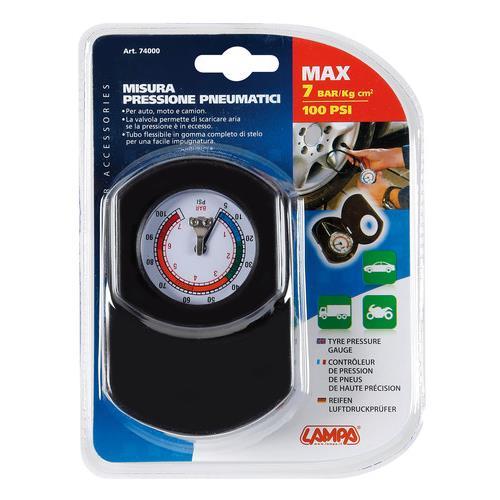Misura Pressione Pneumatici per Auto Moto Camion LAMPA 74000