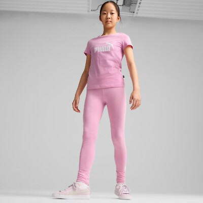 PUMA T-SHIRT KINDER SHIRT KURZARM ESS LOGO TEE ROSA 587029 51 ORIGINAL