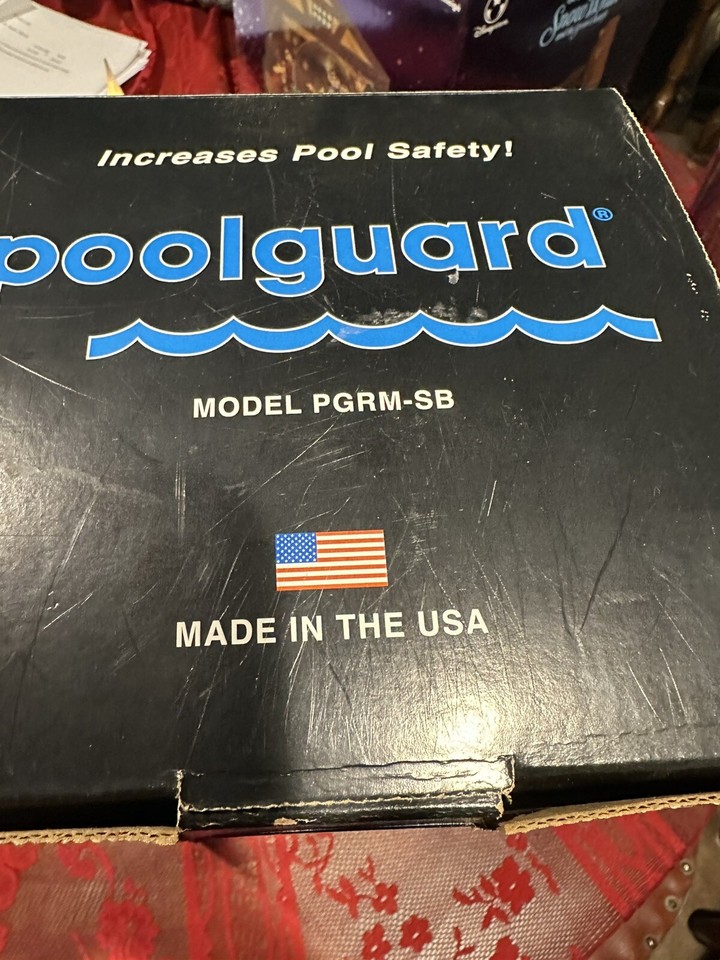 PoolGuard PGRMSB Safety Buoy Above Ground Pool Alarm Red