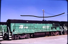 3592 Orig. Slides Burlington Northern 4027 B30-7AB on 7-28-01