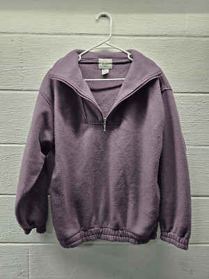 Primrose Jeneve Sport Y2K Vintage Half-Zip Fleece Jacket Medium