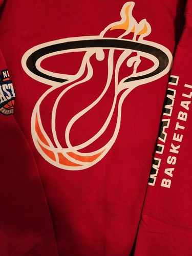 Miami Heat Mitchell & Ness Hardwood Classics There and Back Pullover Sweatshirt - Picture 10 of 19