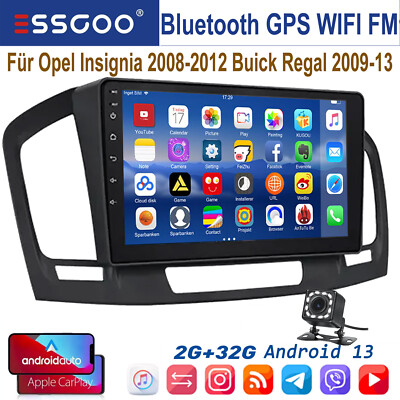 Für Opel Insignia 2008-2013 9'' Android 13 Autoradio GPS Navi WiFi FM RDS +Camera