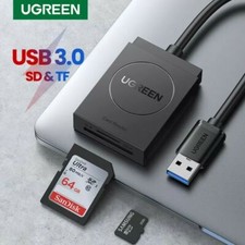 Ugreen USB 3.0 High Speed Smart Card Reader Micro SD TF Samsung Laptop PS4 Xbox