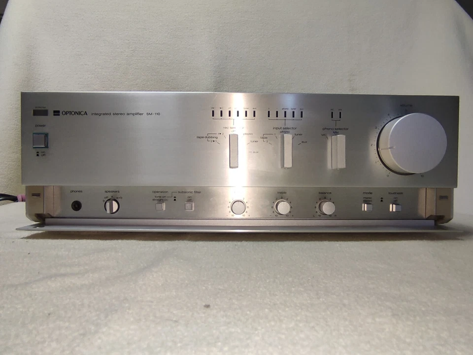 Sharp Optonica SM-110, Vintage Vollverstärker, revidiert, Garantie - Bild 3 von 4