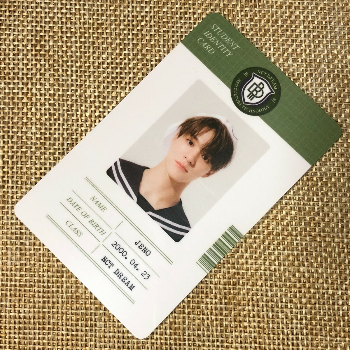 スクールキット JENO NCTDREAM トレカ 韓国公式グッズ NCT DREAM JENO [ Back to School Kit ] Official Student ID