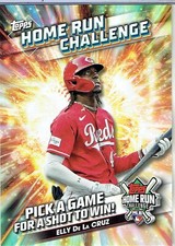 2024 Topps Series   HR Challenge Game Card ( You Pick ) Not Used