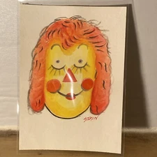 “Raggedy” Original Painting Art By STAIN 5x7