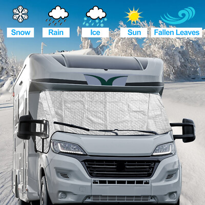 Frontscheibenabdeckung Frontschutzplane für Fiat Ducato 06-22 Bugschutzplane DE