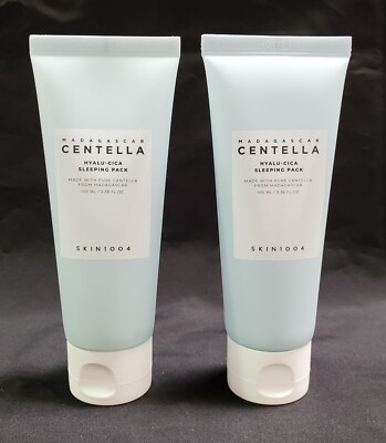 SKIN1004 Madagascar Centella, Hyalu-Cica Sleeping Pack 3.38 fl oz/100ml (2 Pack)