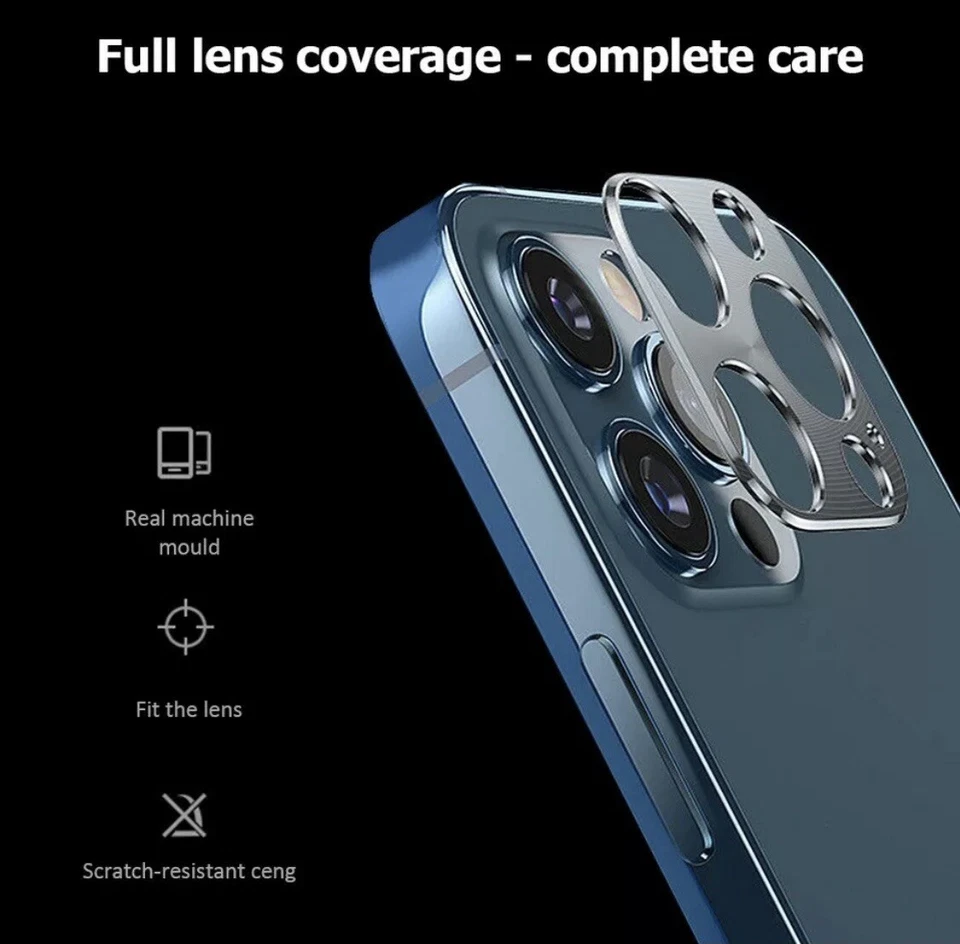 3x For iPhone 11 FULL COVER Tempered Glass Camera Lens Screen Protector - Image 2 of 4