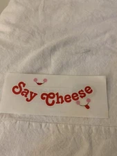 Creative Memories Mrs. Grossman's Stickers SAY CHEESE Retired 1997 One Sheet
