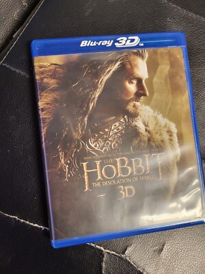 The Hobbit The Desolation Of Smaug (Blu-Ray/dvd/3D 5Disc, 2013) NO SCRATCHES