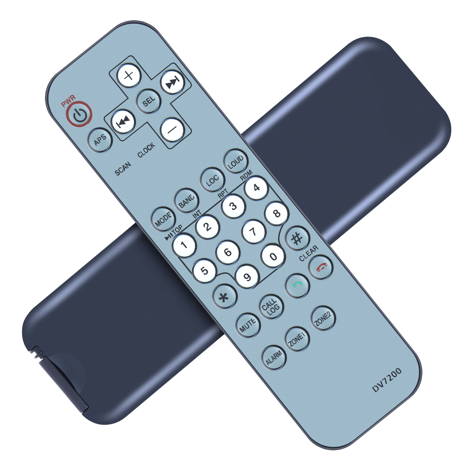 Replacement Remote Control For Furrion DV7200 RV Stereo Entertainment System