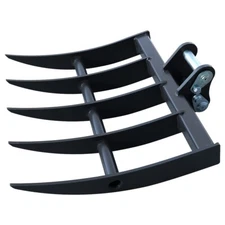 HUAYEE Rake Attachment For Mini Excavator 1Ton To 1.8Ton Digger In Stock USA，