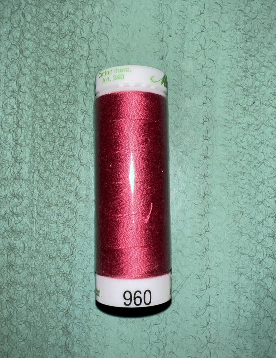 Mettler Cotton Thread Art. 240-960 For Fine Embroidery No 60 200m