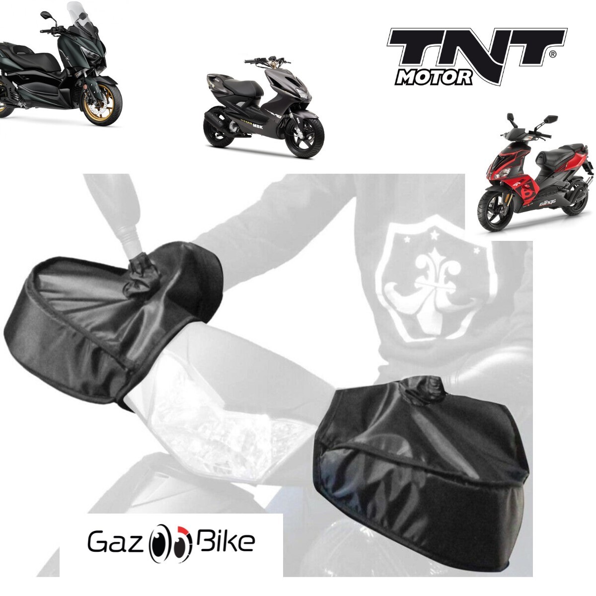 Couvre-main scooter hiver TNT pour affronter le froid sur vos trajets urbains