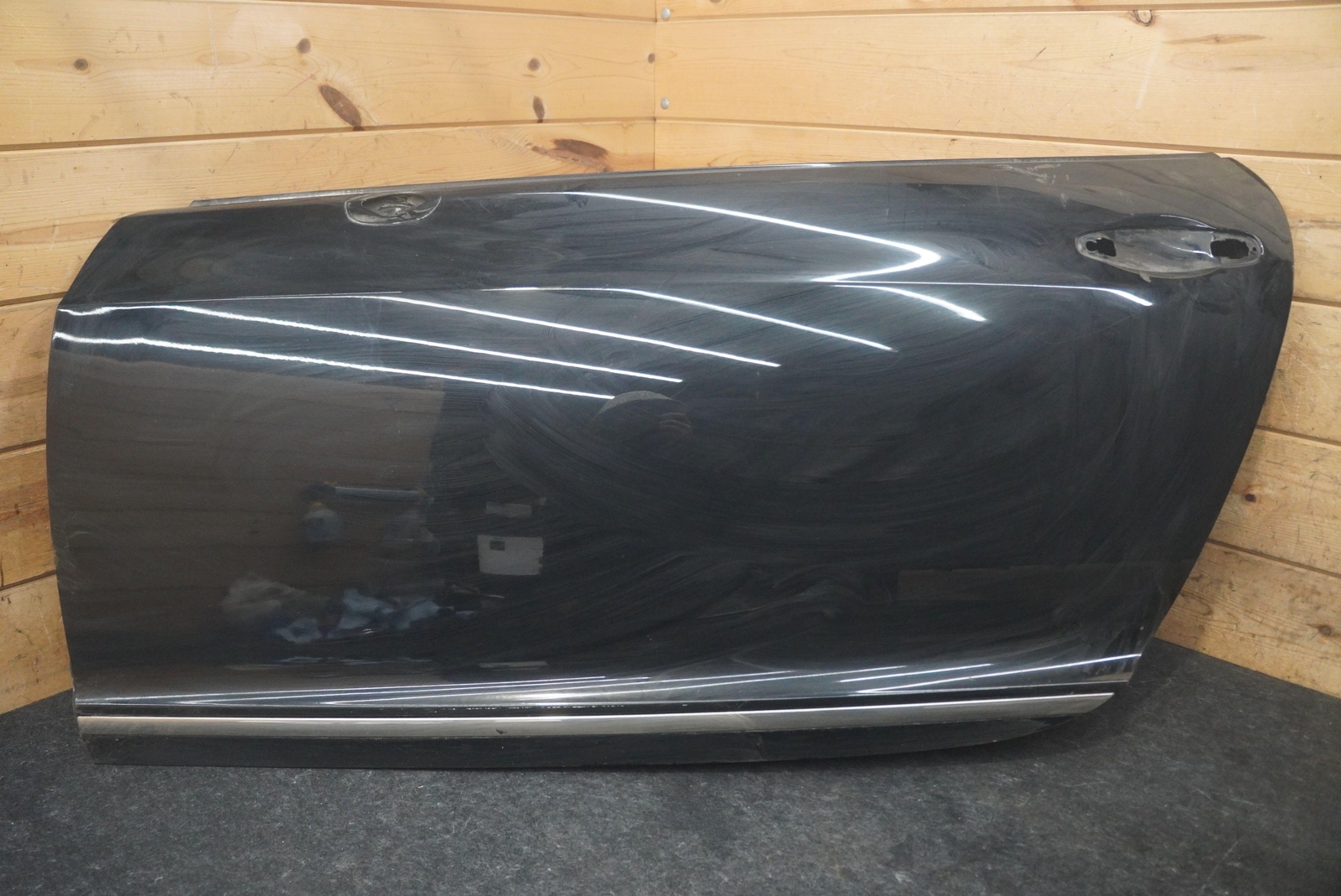 Front Left Driver Door Shell Beluga Black 3W8831055 Bentley Continental GT 2005